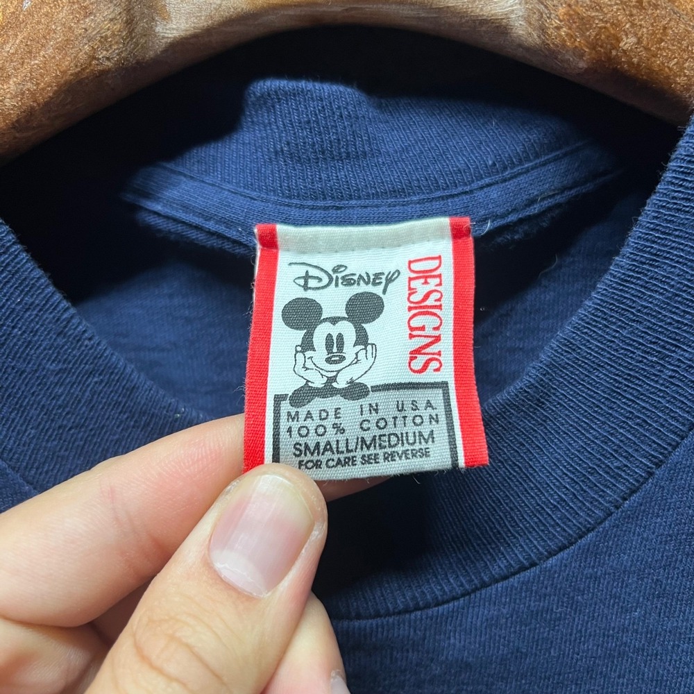 Vintage Disney Tigger T Shirt Mens Small Medium Navy Blue Single Stitch USA Made - Picture 5 of 9